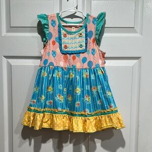 Matilda Jane Colorful Balloon and Floral Top